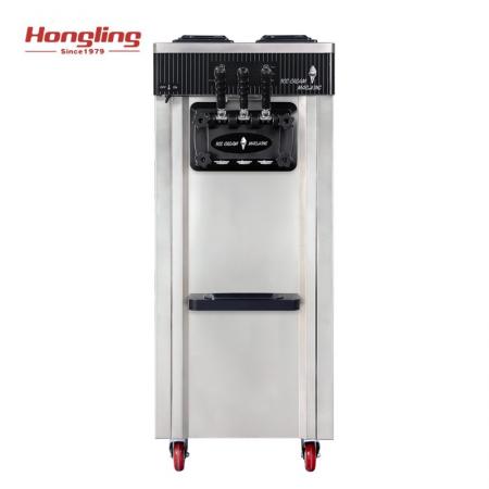  Commercial Snack Machines,Stainless Steel Ice Cream Maker, 3 Flavor Ice Cream Machine