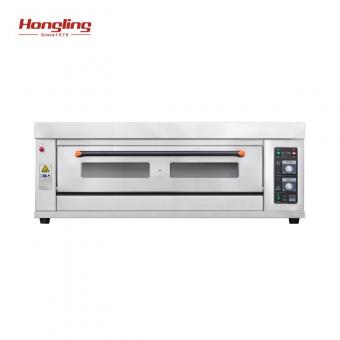 Газовая духовка с 1 ярусом и 2 противнями
        