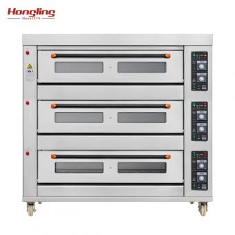 3-ярусная газовая печь с 9 подносами